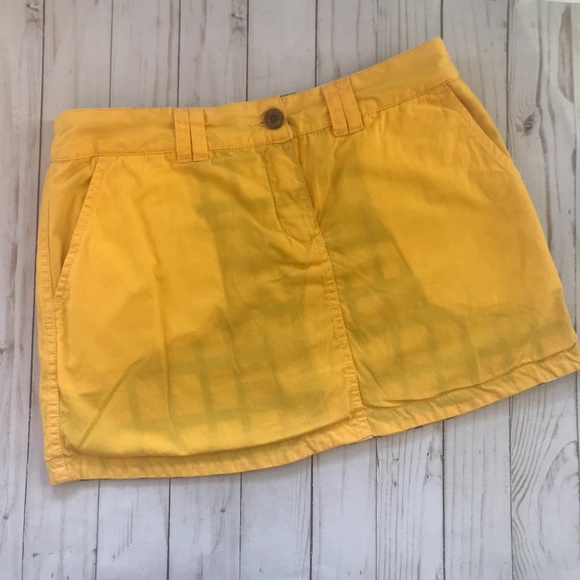 Old School Reversible Yellow & Checked Skirt  Size Skirt - Picture 5 of 10